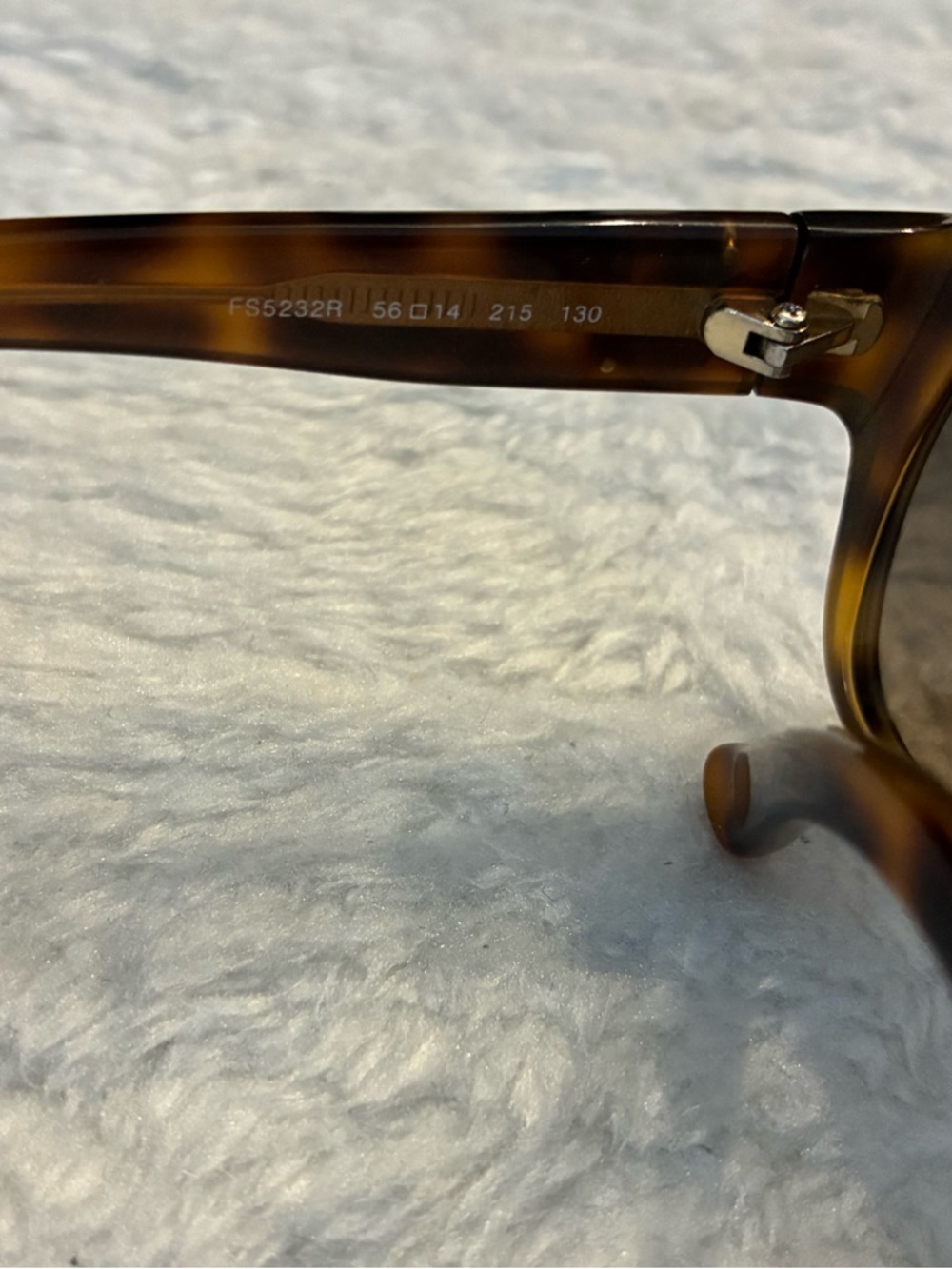 FENDI Women Sunglasses Rectangular Oval Black/Brown Side Logo - Picture 4 of 5